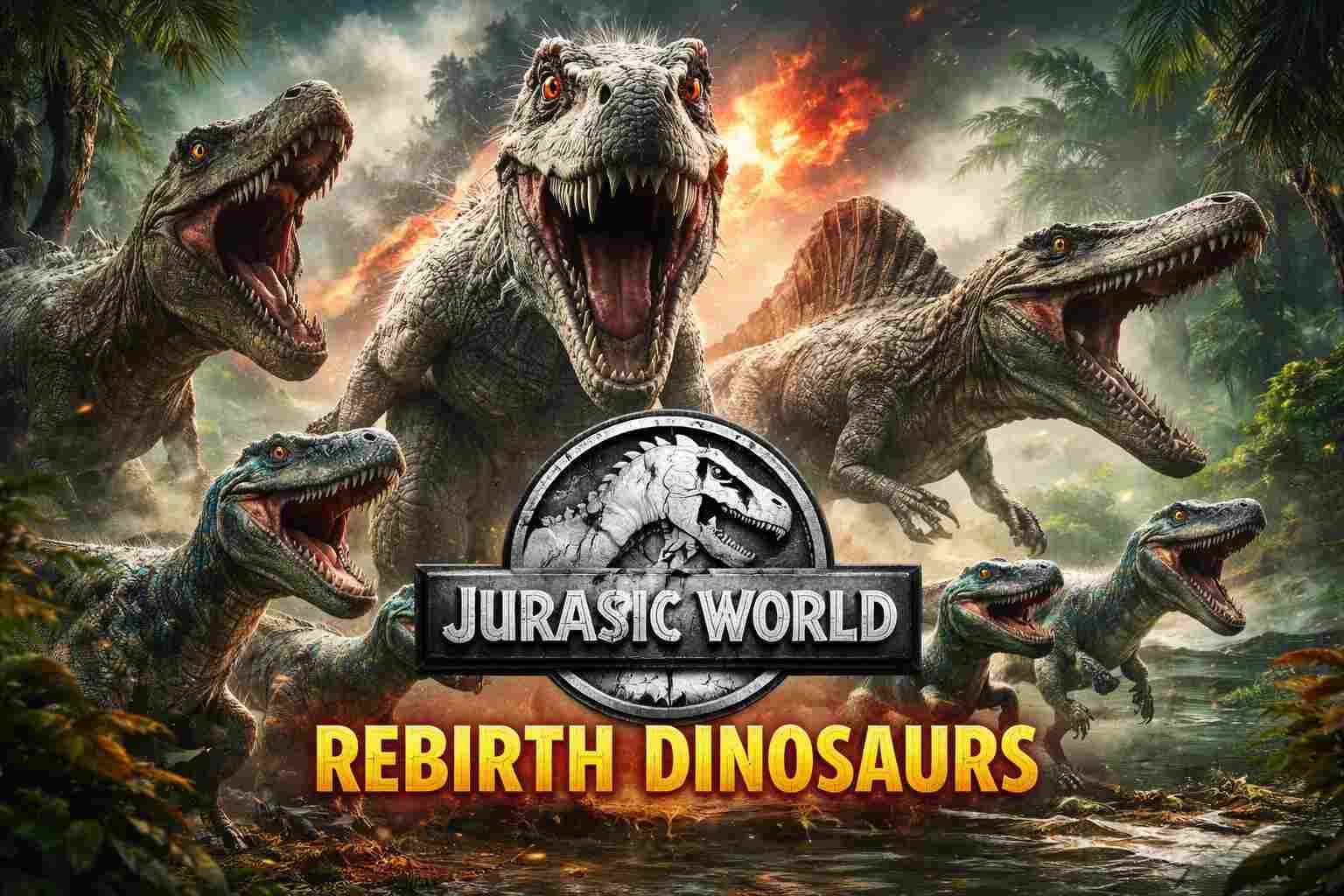 Jurassic World Rebirth Dinosaurs