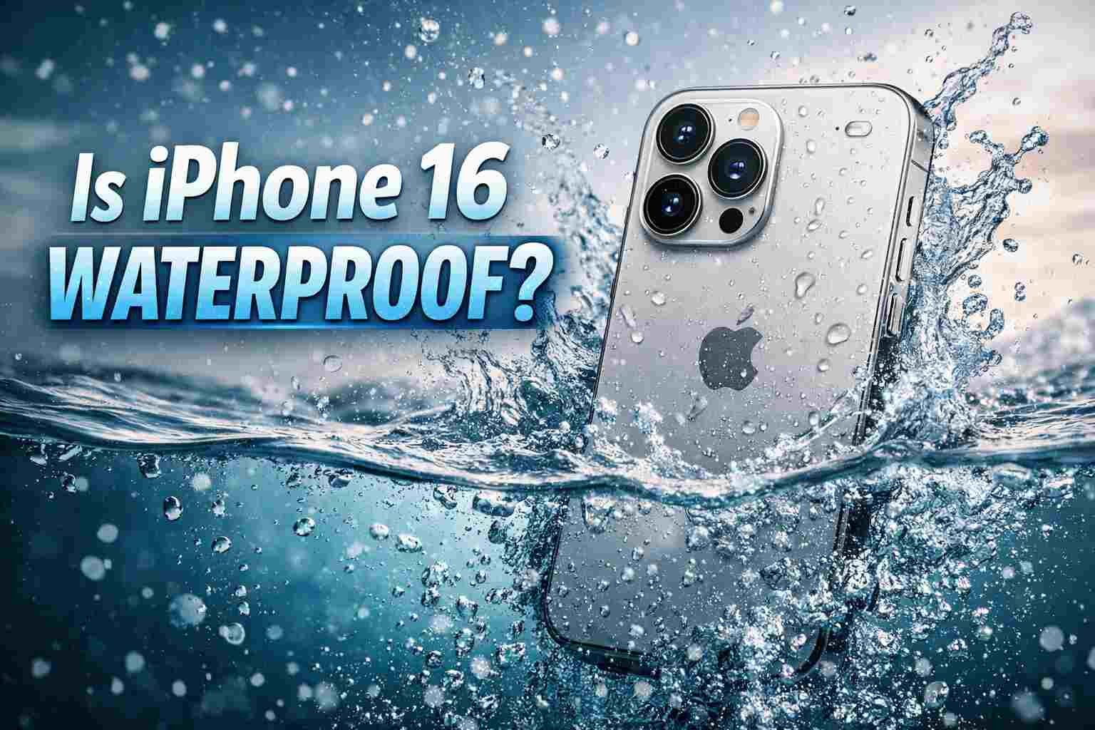 Is iPhone 16 Waterproof