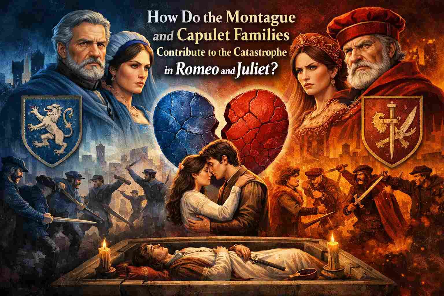 How Do the Montague and Capulet Families Contribute to the Catastrophe in Romeo and Juliet