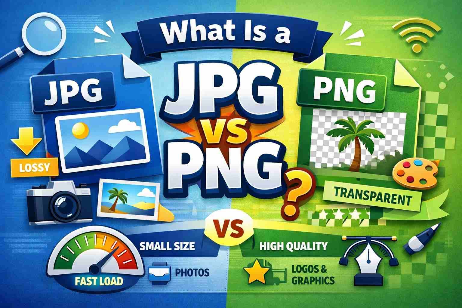 What Is a JPG vs PNG