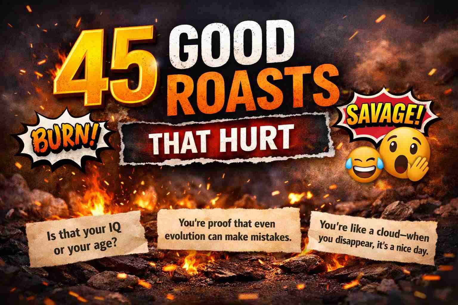 45 good roasts that hurt