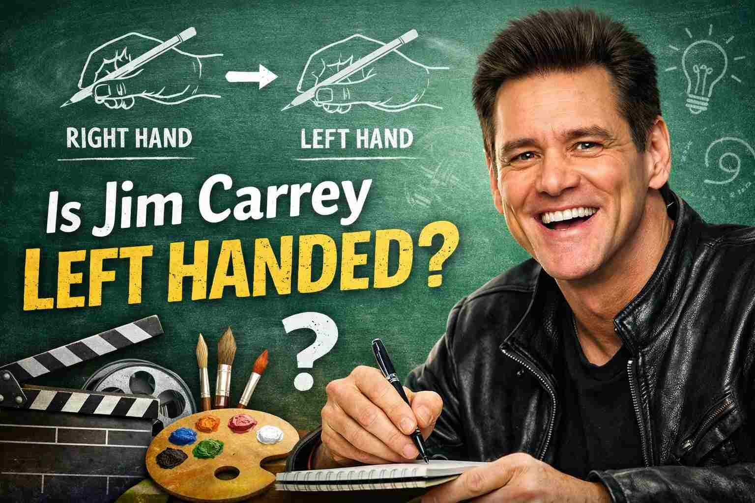 Is Jim Carrey Left Handed