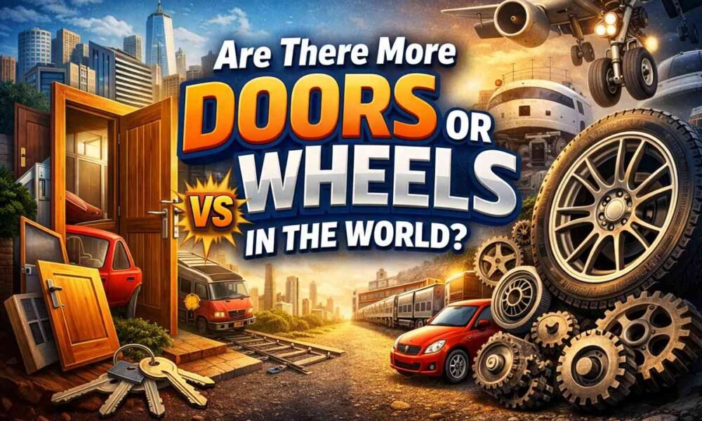 Are There More Doors or Wheels in the World