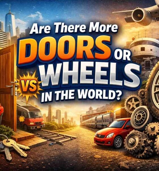 Are There More Doors or Wheels in the World