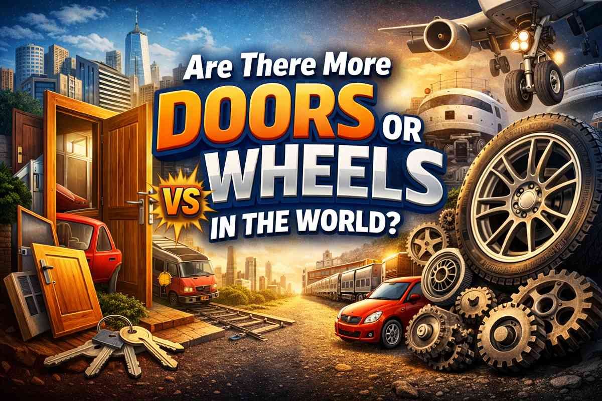 Are There More Doors or Wheels in the World