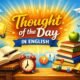 Thought of the Day in English