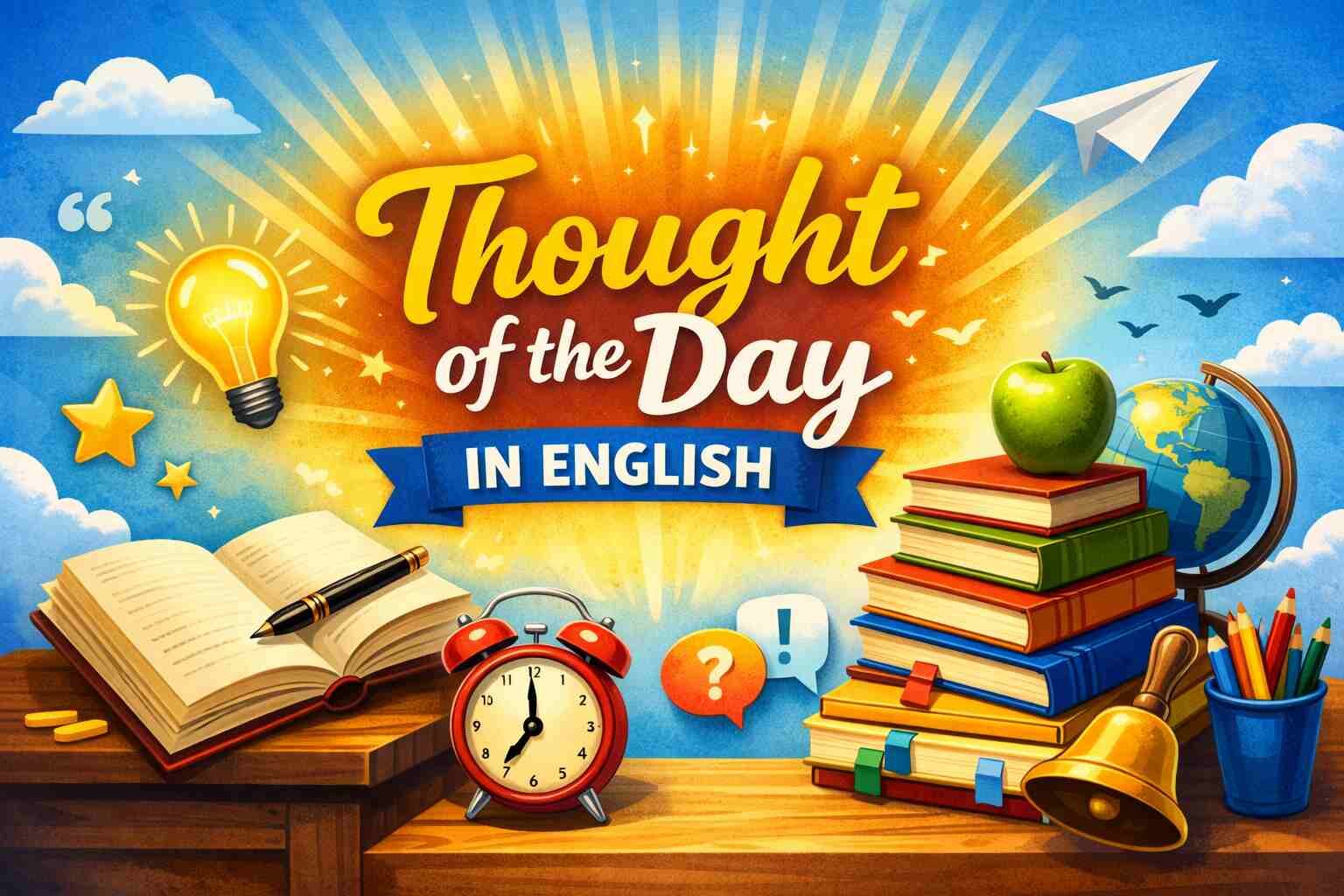 Thought of the Day in English