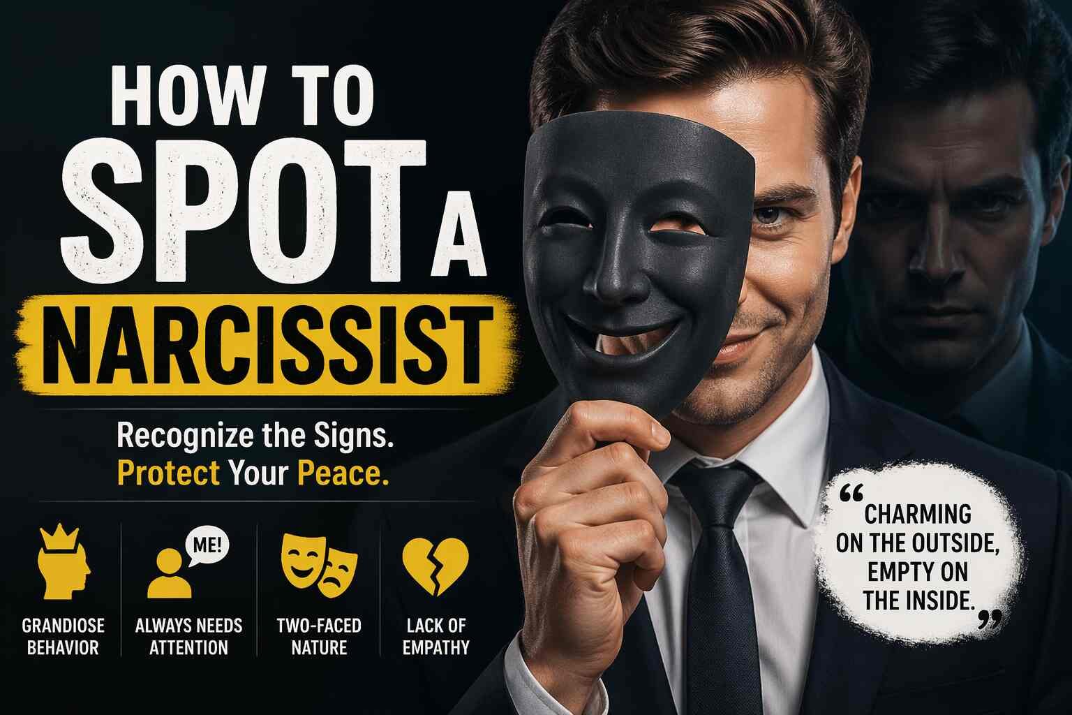 how to spot a narcissist