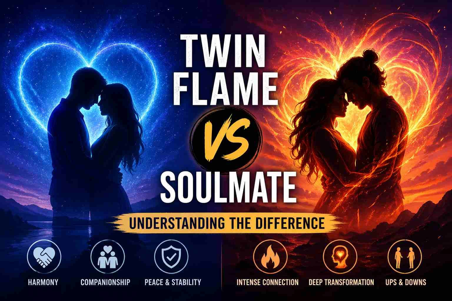 twin flame vs soulmate