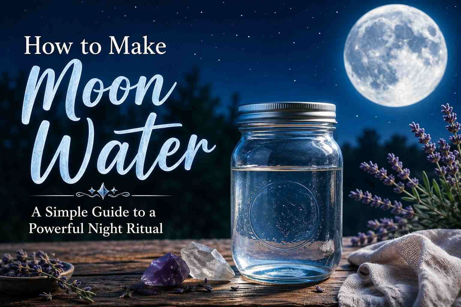 how to make moon water