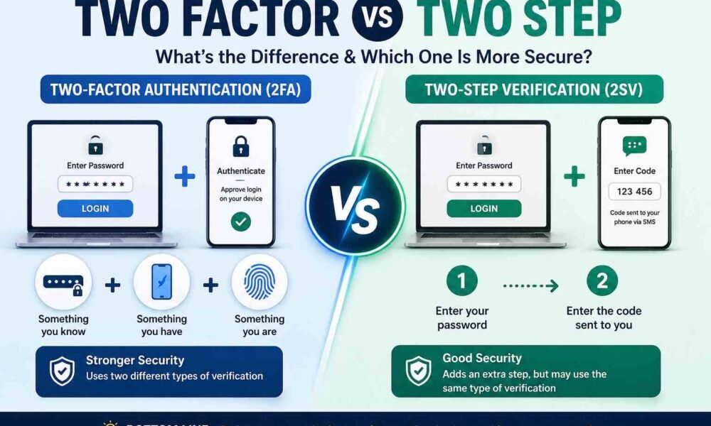 What Is Two Factor vs Two Step: A Simple Guide Everyone Can Understand
