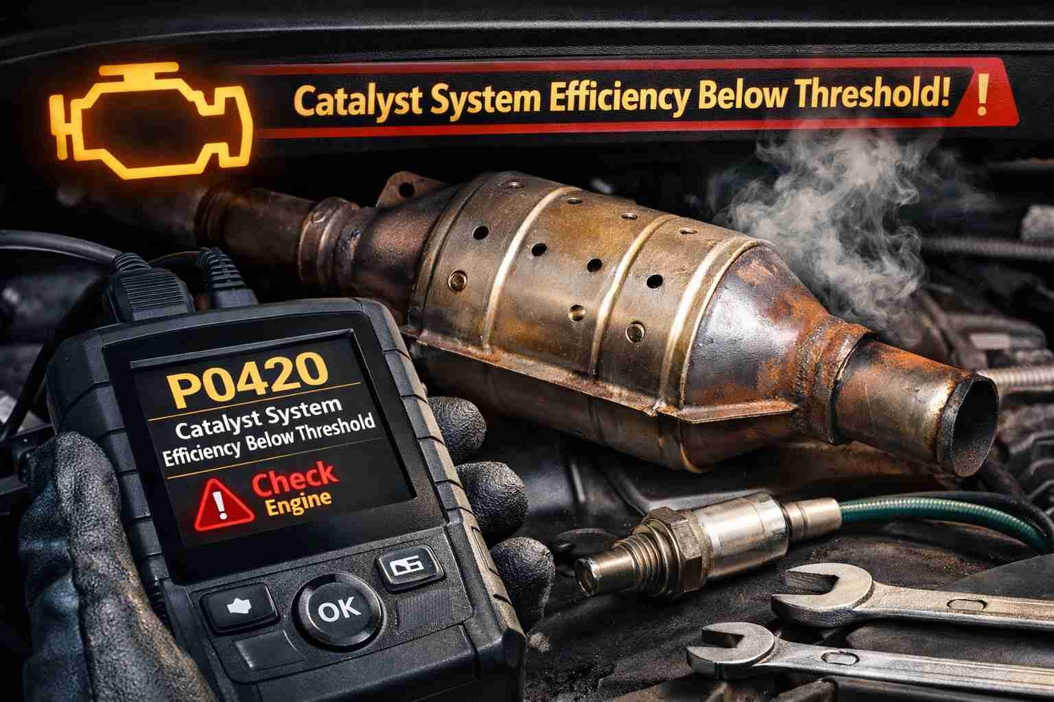 Catalyst System Efficiency Below Threshold