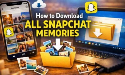how to download all snapchat memories