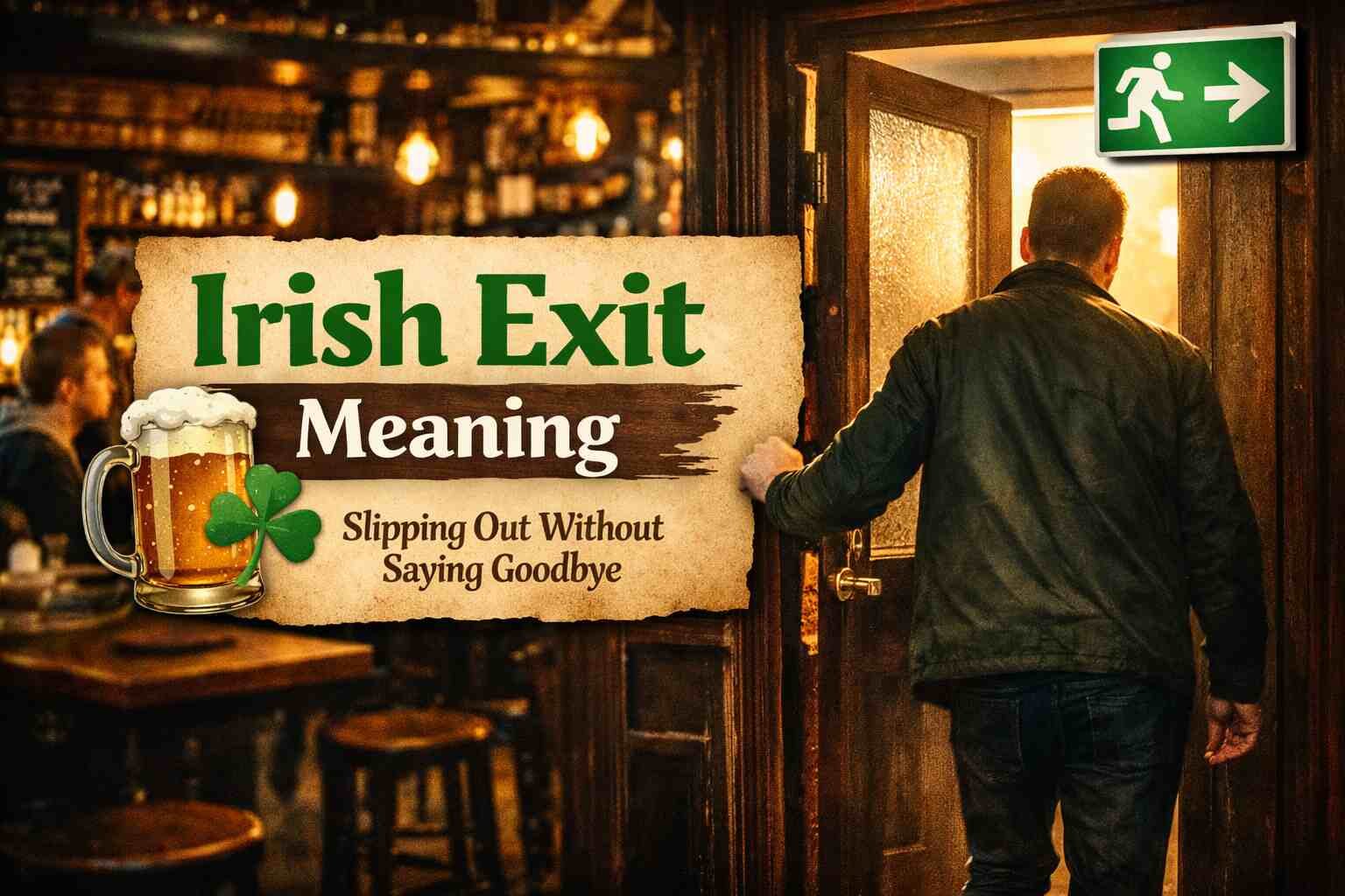 Irish Exit Meaning