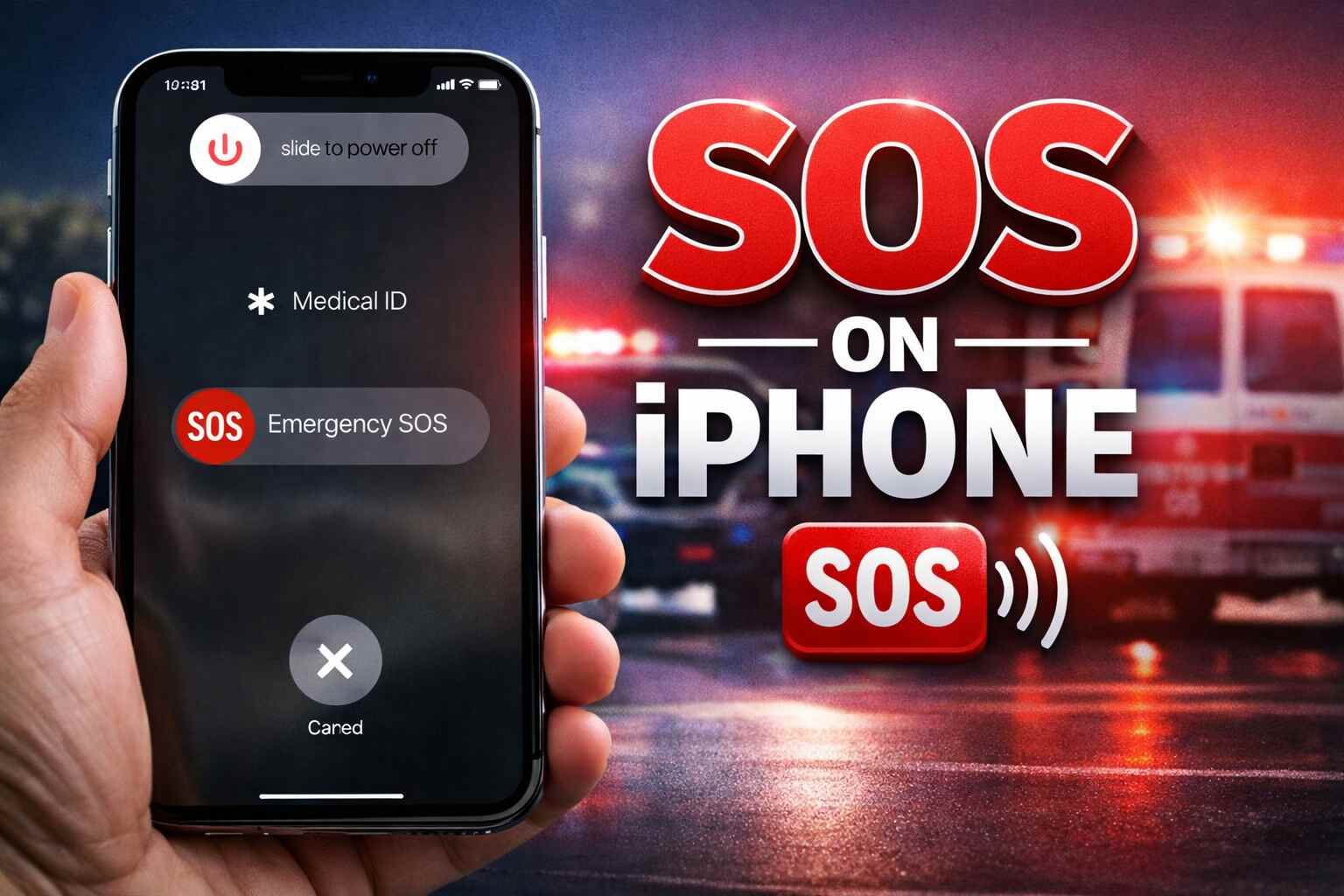 SOS on iPhone