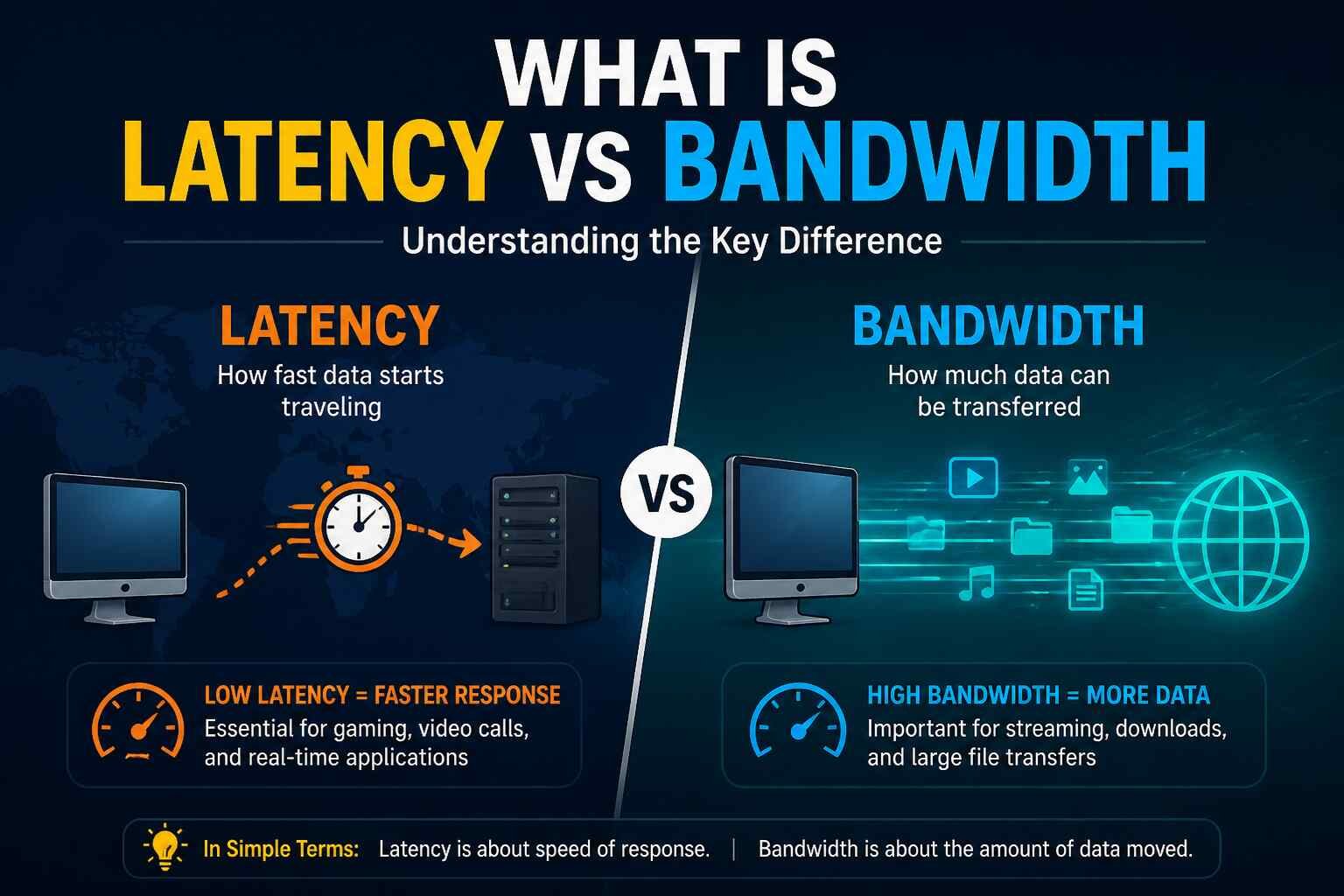 What is Latency vs Bandwidth