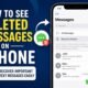 How to See Deleted Messages on iPhone