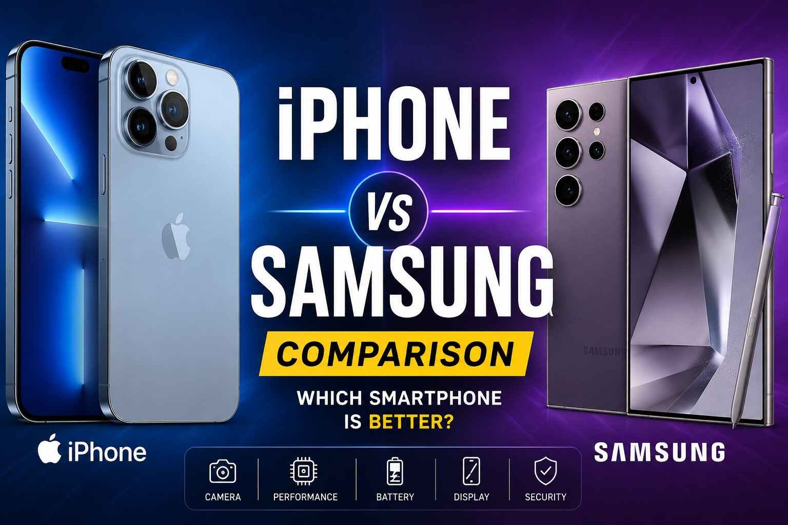 iPhone vs Samsung Comparison