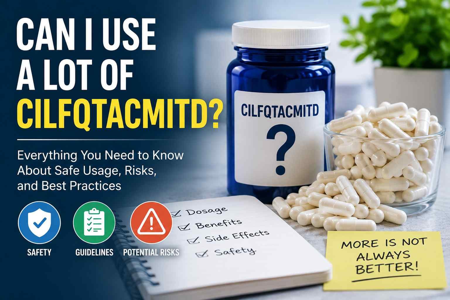Can I Use a Lot of Cilfqtacmitd
