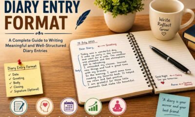 Diary Entry Format