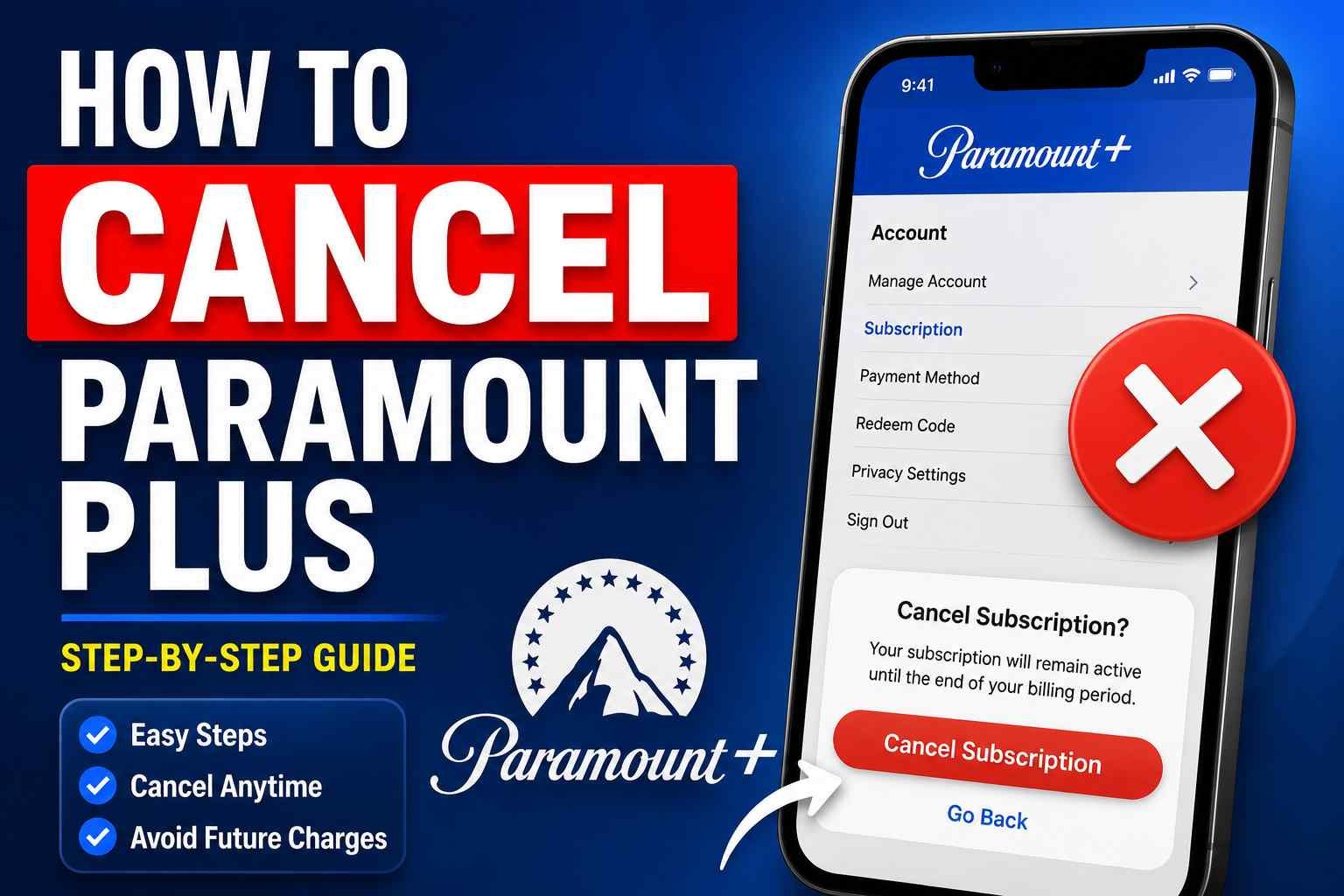 How to Cancel Paramount Plus