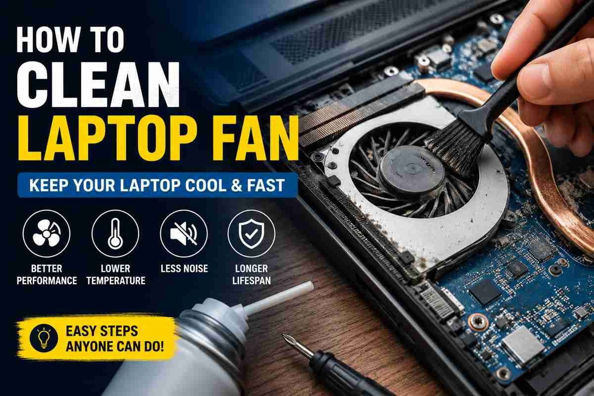How to Clean Laptop Fan