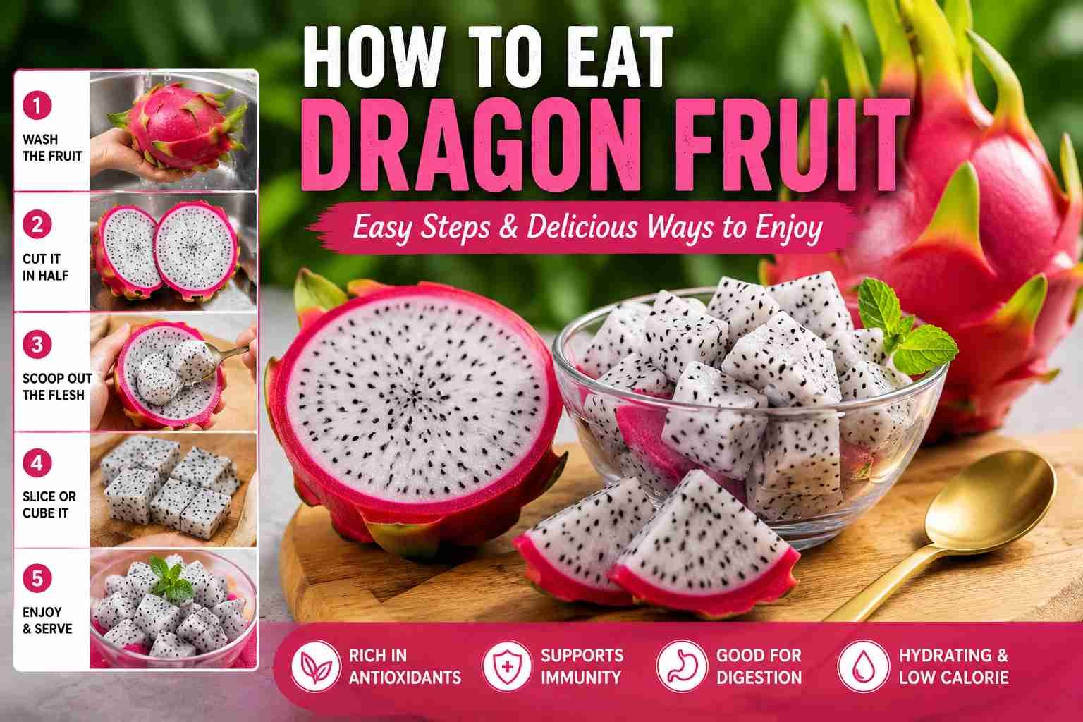 How to Eat Dragon Fruit