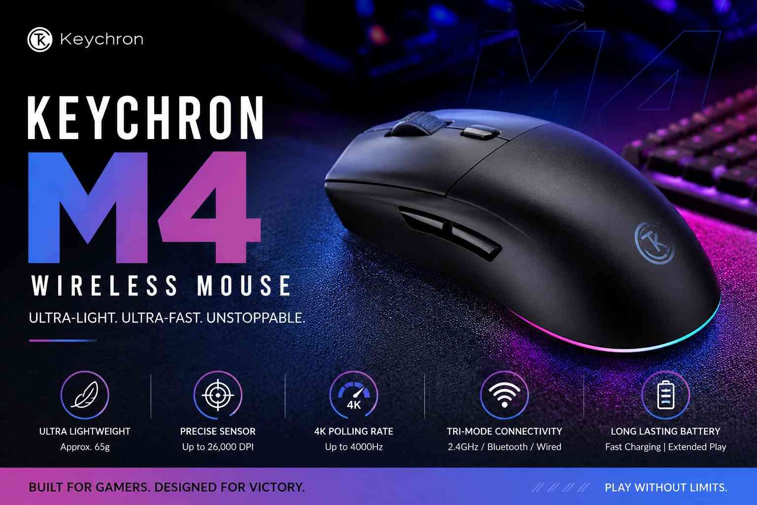 Keychron M4 Wireless Mouse