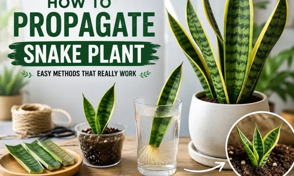 Propagate Snake Plant