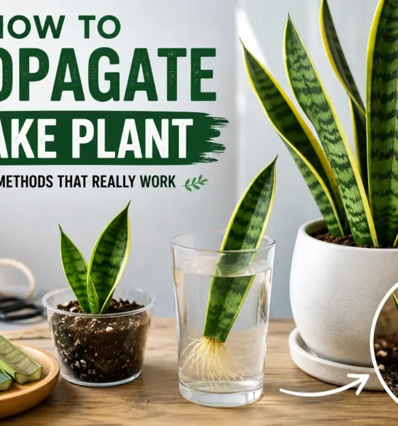 Propagate Snake Plant