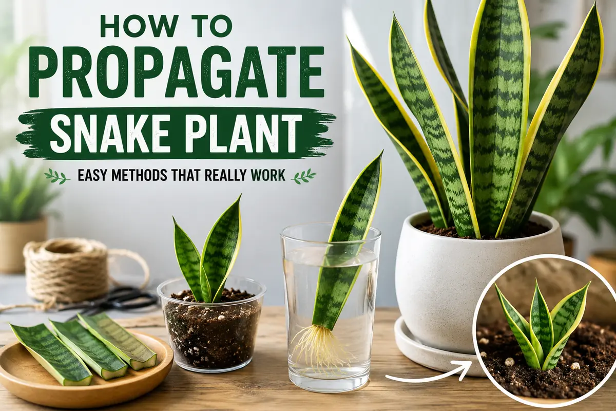 Propagate Snake Plant