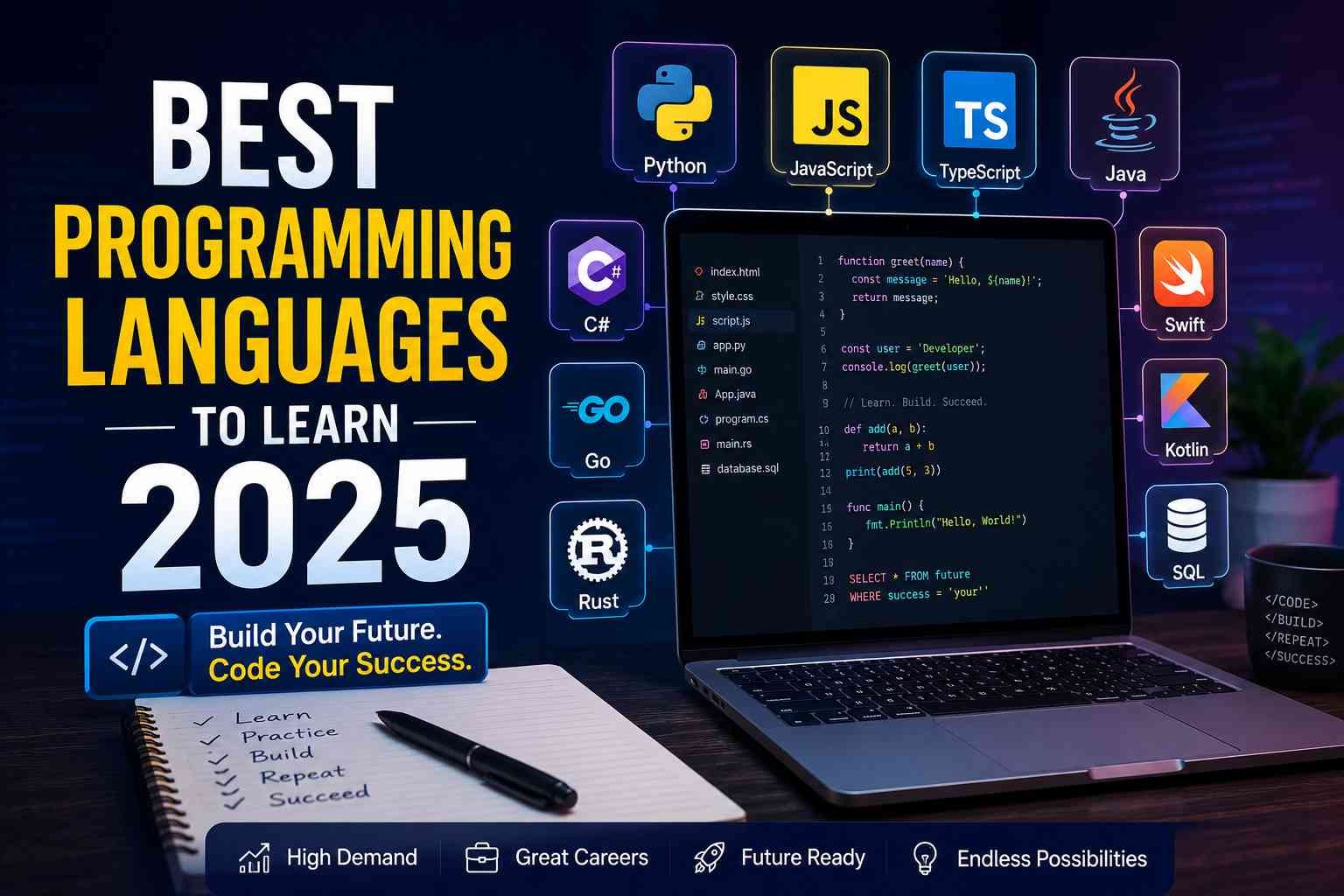 Best Programming Languages to Learn 2025