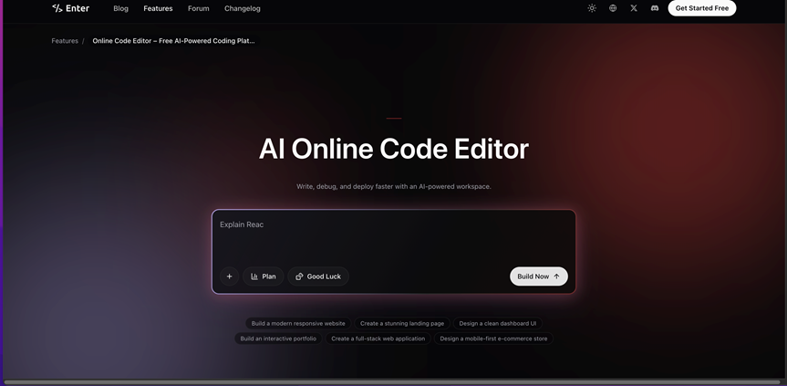 Enter Pro free code editor